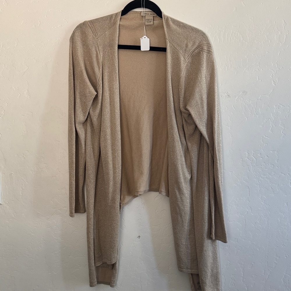 Chic Beige Women's Cardigan
